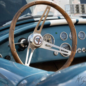Cobra Kit Car, Interior with Wooden Steering